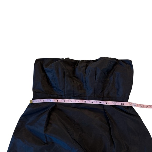 J. Crew Silk Black Taffeta Bra Strapless LBD Style 17409 NEW Party Minimalist - Picture 14 of 16